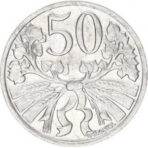 Údobí let 1945-1953, 50 hal. 1953 R