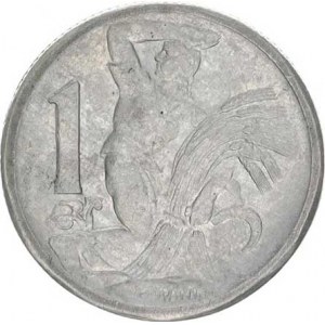 Údobí let 1945-1953, 1 Kčs 1947 - Al FALZUM 1,245 g