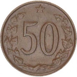 Údobí let 1953-1993, 50 hal. 1969 - var.: bez teček, původní ražba R 3,092 g