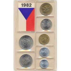 Údobí let 1953-1993, Ročníková sada mincí 1982