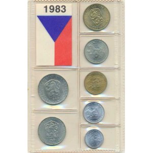 Údobí let 1953-1993, Ročníková sada mincí 1983