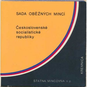 Údobí let 1953-1993, Ročníková sada mincí 1988, I. vydanie: ŠTÁTNÁ MINCOVŇA n.p.