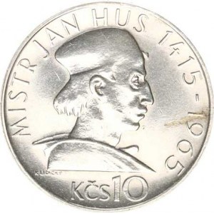 Údobí let 1953-1993, 10 Kčs 1965 - Jan Hus