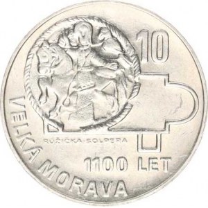 Údobí let 1953-1993, 10 Kčs 1966 - Velká Morava
