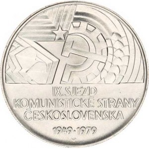 Údobí let 1953-1993, 50 Kčs 1979 - IX. sjezd KSČ