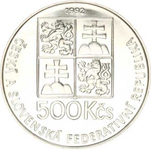 Údobí let 1953-1993, 500 Kčs 1992 - Komenský kapsle