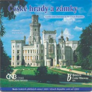 Česká republika (1993-), Ročníková sada mincí 2002 - České hrady a zámky (11 885 ks)