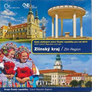 Česká republika (1993-), Ročníková sada mincí 2010 +žeton - Zlínský kraj (10 000 ks)