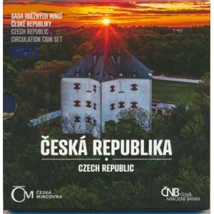 Česká republika (1993-), Ročníková sada mincí 2021 +žeton - Česká republika ( 5 000 ks)