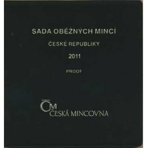 Česká republika (1993-), Ročníková sada mincí 2011- +Ag medaile motiv bankovky 2000 Kč