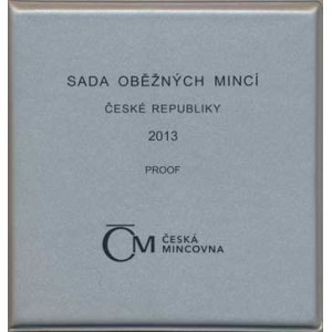 Česká republika (1993-), Ročníková sada mincí 2013 - +Ag medaile 20 let ČNB a české měny
