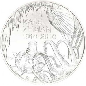 Česká republika (1993-), 200 Kč 2010 - Karel Zeman (9 070 ks) kapsle +certifikát