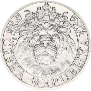 Česká republika (1993-), 2 oz Ag 999 62,2 g - Niue - 5 Dollars 2022, Alžběta II.