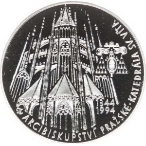 Česká republika (1993-), 200 Kč 1994 - Arcibiskupství pražské, katedrála sv. Víta kap