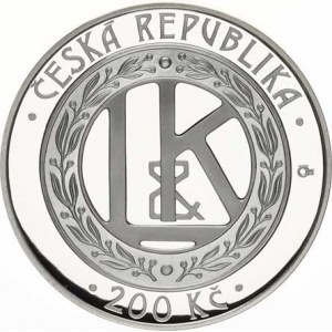 Česká republika (1993-), 200 Kč 2005 - automobil Laurin a Klement orig.etue, kap