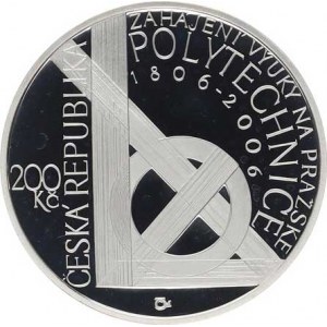 Česká republika (1993-), 200 Kč 2006 - F.J. Gerstner orig.etue, kapsle +certifikát