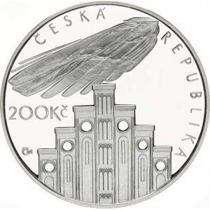 Česká republika (1993-), 200 Kč 2008 - Josef Hlávka orig.etue, kapsle +certifikát