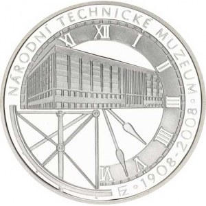 Česká republika (1993-), 200 Kč 2008 - Národní technické muzeum orig.etue, kapsle