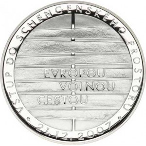 Česká republika (1993-), 200 Kč 2008 - Vstup do schengenského prostoru orig.etue, k