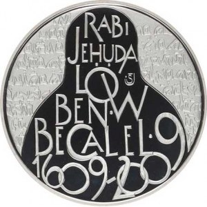 Česká republika (1993-), 200 Kč 2009 - Rabi Jehuda Löw kapsle +orig.etue +certifi