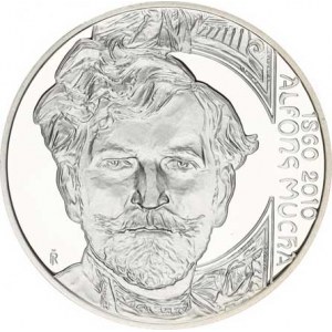 Česká republika (1993-), 200 Kč 2010 - Alfons Mucha orig. etue, kapsle +certifikát