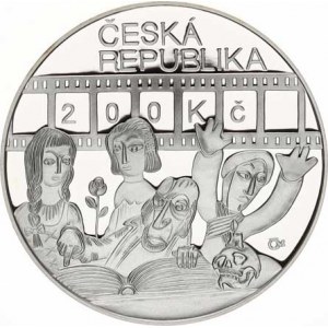 Česká republika (1993-), 200 Kč 2010 - Karel Zeman orig. etue, kapsle +certifikát