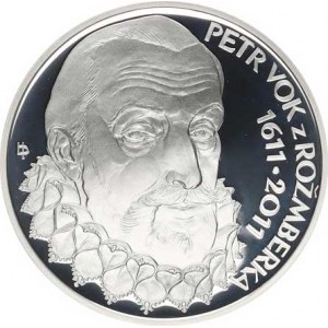 Česká republika (1993-), 200 Kč 2011 - Petr Vok z Rožmberka kapsle, orig. etue,
