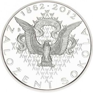 Česká republika (1993-), 200 Kč 2012 - 150. výr. založení Sokola orig. etue, kapsle