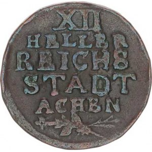 Aachen, město, XII Heller 1792 KM 51