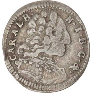 Bavorsko, Karl Albert (1726-1744), 3 kr. (groschen) 1736 - I. typ KM 426, H 243