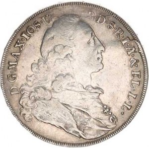 Bavorsko, Maximilian III.Joseph (1745-1777), Tolar 1774 KM 234,1 28,,008 g, dr. vada stř.