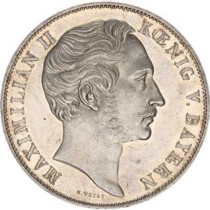 Bavorsko, Maximilian II. (1848-1864), 2 Gulden 1855 - Obnovení Mariánského sloupu v Mnichově R