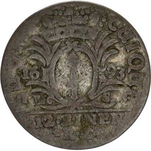 Brandenburg, Friedrich III. (1688-1701), 1/12 tolaru 1693 LC S KM 580