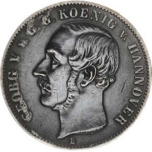 Hannover, Georg V. (1851-1866), Tolar 1855 B KM 220 21,871 g