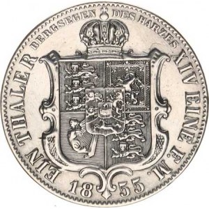 Hannover, Georg V. (1851-1866), Tolar 1855 B KM 220 21,871 g