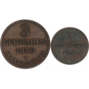 Oldenburg, Nicolaus Frid.Peter (1853-1900), 1 Schwaren 1856 B KM 188 R