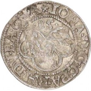 Pfalz - Zweibrücken, Johann I.(1569-1604), 1/2 Batzen 1585 - s tit. Rudolfa II. Sa vyobr. č. 989