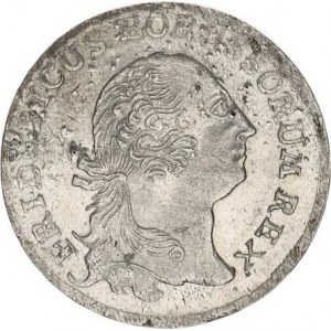 Prusko, Friedrich II.(1740-1786), 1/3 tolaru 1758 b.zn., Drážďany KM 285 R 8,515 g