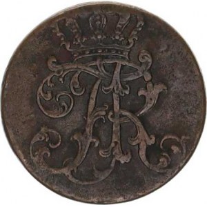 Prusko, Friedrich II.(1740-1786), 3 Pfennige 1761 A KM 267