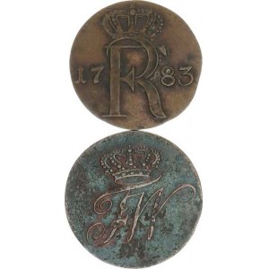 Prusko, Friedrich Wilhelm II.(1786-1797), 1 Pfennig 1788 A KM 353