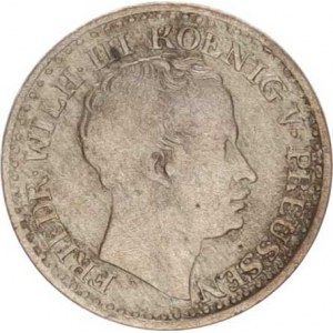Prusko, Friedrich Wilhelm III.(1797-1840), 1 Silber groschen 1836 A KM 410