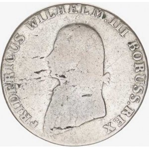 Prusko, Friedrich Wilhelm III.(1797-1840), 4 Groschen 1803 A KM 370,1 var.: malý křížek nad kor