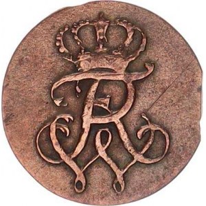 Prusko, Friedrich Wilhelm III.(1797-1840), 1 Pfennig 1802 A KM 373