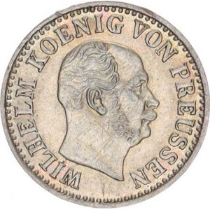 Prusko, Wilhelm I. (1861-1888), 1/2 Silber groschen 1872 C KM 484