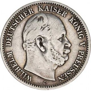 Prusko, Wilhelm I. (1861-1888), 2 Mark 1876 C KM 506,3