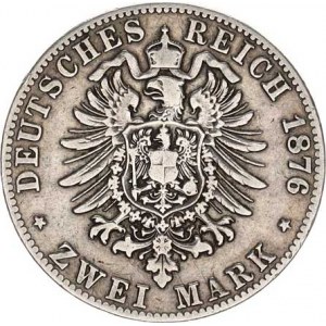 Prusko, Wilhelm I. (1861-1888), 2 Mark 1876 C KM 506,3