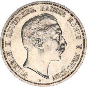 Prusko, Wilhelm II. (1888-1918), 5 Mark 1888 A KM 513 RR /raž. jen 56 000 ks !/