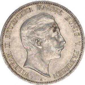 Prusko, Wilhelm II. (1888-1918), 5 Mark 1907 A KM 523