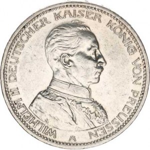 Prusko, Wilhelm II. (1888-1918), 5 Mark 1913 A KM 536, zc. nep. hr.