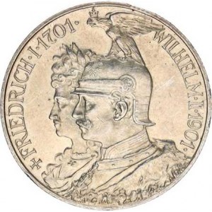 Prusko, Wilhelm II. (1888-1918), 2 Mark 1901 A - 200 let království Y. 128; KM 525